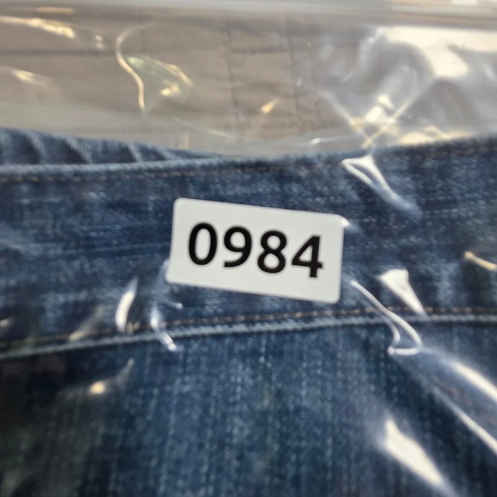 Calvin Klein Jeans Mens 34 Bootcut Medium Wash Blue Denim Pants 0984
